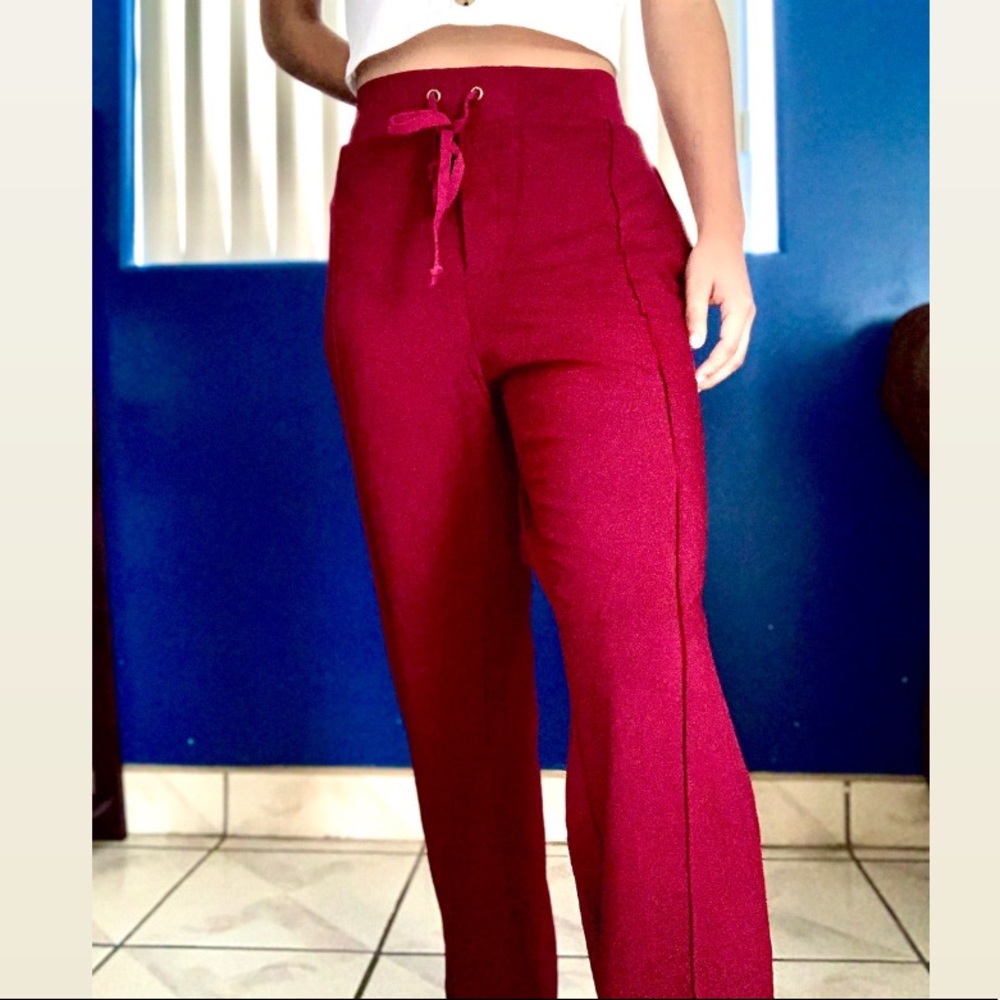 Maroon Pants